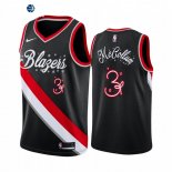 Camisetas NBA 2020 Navidad Portland Trail Blazers C.J. McCollum Negro