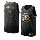 Camiseta NBA de Kawhi Leonard Los Angeles Clippers Negro Oro