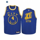 Camisetas de NBA Ninos Golden State Warriors Dwayne Sutton Azul Hardwood Classics 2020-21