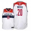 Camisetas de NBA Ninos Washington Wizards Jodie Meeks Blanco Association 2018