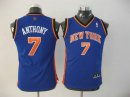 Camiseta NBA Ninos Azul New York Knicks Carmelo Anthony