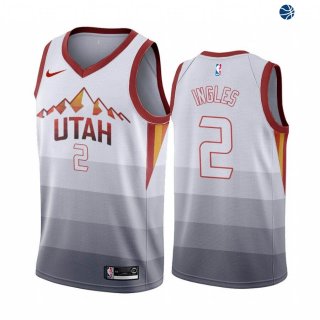 Camisetas NBA Utah Jazz Joe Ingles Blanco Throwback