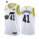 Camisetas NBA Nike Utah Jazz NO.41 Juan Hernangomez Blanco Association 2022-23