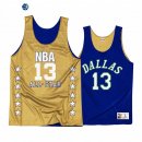 Camisetas NBA Dallas Mavericks Steve Nash All Star Azul Oro Throwback 2003-04