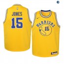 Camisetas de NBA Ninos Golden State Warriors Damian Jones Oro Hardwood Classics 19/20
