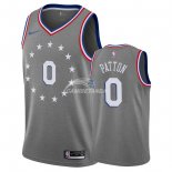Camisetas NBA de Justin Patton Philadelphia 76ers Nike Gris Ciudad 18/19