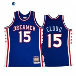 Camisetas NBA Philadelphia 76ers NO.15 Cloud J.Cole Dreamer Azul Throwback 2022