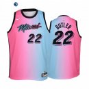 Camiseta NBA Ninos Miami Heat Jimmy Butler Azul Rosa Ciudad 2020-21