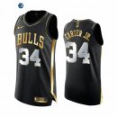 Camiseta NBA de Wendell Carter Jr. Chicago Bulls NO. Negro Oro 2020-21