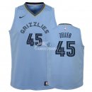 Camisetas de NBA Ninos Tyler Zeller Memphis Grizzlies Azul Statement 18/19