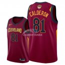 Camisetas NBA Cleveland Cavaliers Jose Calderon 2018 Finales Rojo Icon Parche