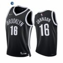 Camisetas NBA de Brooklyn Nets James Johnson 75th Season Diamante Negro Icon 2021-22