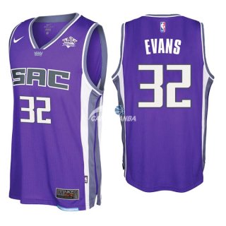 Camisetas NBA de Tyreke Evans Sacramento Kings Púrpura 17/18