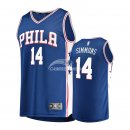 Camisetas NBA de Jonathon Simmons Philadelphia 76ers Azul Icon