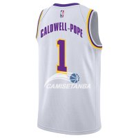 Camisetas NBA de Kentavious Caldwell Pope Los Angeles Lakers Blanco 18/19