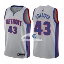Camisetas NBA de Anthony Tolliver Detroit Pistons 17/18 Gris Statement