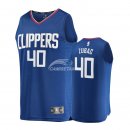 Camisetas de NBA Ninos Ivica Zubac Los Angeles Clippers Azul Icon