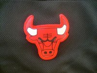 Camisetas NBA de Derrick Rose Chicago Bulls Negro Rojo
