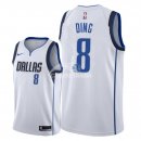 Camisetas NBA de Ding Yanyuhang Dallas Mavericks Blanco Association 2018