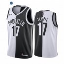 Camiseta NBA de Garrett Temple Brooklyn Nets Blanco Negro Split Edition