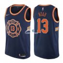 Camisetas NBA de Joakim Noah New York Knicks Nike Azul Ciudad 17/18