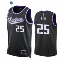 Camisetas NBA Nike Sacramento Kings NO.25 Alex Len 75th Season Diamante Negro Ciudad 2022