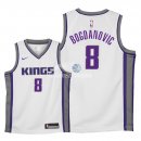 Camisetas de NBA Ninos Sacramento Kings Bogdan Bogdanovic Blanco Association 2018