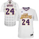 Camisetas NBA L.A.Lakers Noches Latinas Manga Bryant Blanco