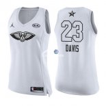 Camisetas NBA Mujer Anthony Davis All Star 2018 Blanco
