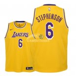 Camisetas de NBA Ninos Los Angeles Lakers Lance Stephenson Amarillo Icon 18/19