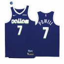Camisetas NBA Nike Dallas Mavericks NO.7 Dwight Powell Marino Ciudad 2022-23