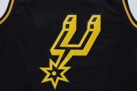 Camisetas NBA San Antonio Spurs Metales Preciosos Moda Duncan Negro