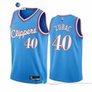 Camisetas NBA de Los Angeles Clippers Ivica Zubac 75th Azul Ciudad 2021-22