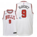 Camiseta NBA Ninos Chicago Bulls Antonio Blakeney Blanco Association 2018