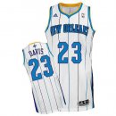 Camisetas NBA de Davis New Orleans Hornets Rev30 Blanco