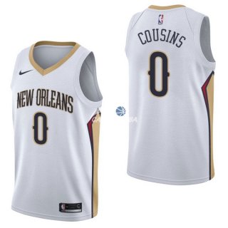 Camisetas NBA de DeMarcus Cousins New Orleans Pelicans Blanco Association 17/18