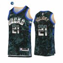 Camisetas NBA de Milwaukee Bucks Jrue Holiday Select Series Verde Camuflaje 2021