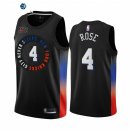 Camiseta NBA de New York Knicks Derrick Rose Negro Ciudad 2020-21