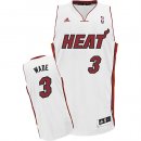 Camisetas NBA de Dwyane Wade Miami Heats Rev30 Blanco