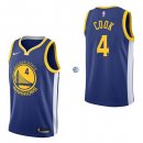 Camisetas NBA de Quinn Cook Golden State Warriors Azul Icon 17/18
