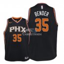 Camisetas de NBA Ninos Phoenix Suns Dragan Bender Negro Statement 2018