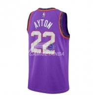 Camisetas NBA de DeAndre Ayton Phoenix Suns Nike Púrpura Ciudad 18/19