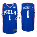 Camisetas NBA de Justin Anderson Philadelphia 76ers Azul 17/18