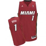 Camisetas NBA de Chris Bosh Miami Heats Rev30 Rojo
