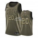 Camisetas NBA Salute To Servicio Boston Celtics Gordon Hayward Nike Camuflaje Verde 2018