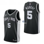 Camisetas NBA de Dejounte Murray San Antonio Spurs Negro Icon 17/18