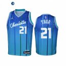 Camisetas NBA Ninos Charlotte Hornets JT Thor Verde Azul 2021