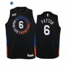 Camiseta NBA Ninos New York Knicks Elfrid Payton Negro Ciudad 2020-21