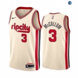 Camisetas NBA de C.J. McCollumNike Portland Trail Blazers Crema Ciudad 19/20