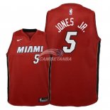 Camisetas de NBA Ninos Miami Heat Derrick Jones Jr Rojo Statement 2018
